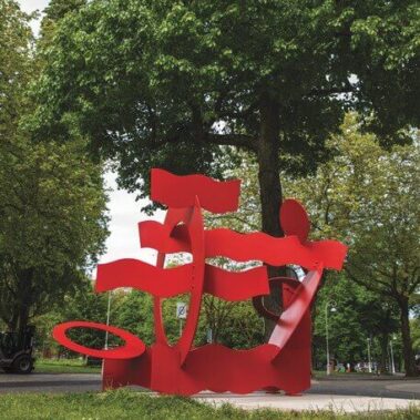 Hans van de Bovenkamp - Red Circles & Waves