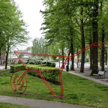 ARTZUID 2015 - Michael Craig-Martin - Wheelbarrow (2013)