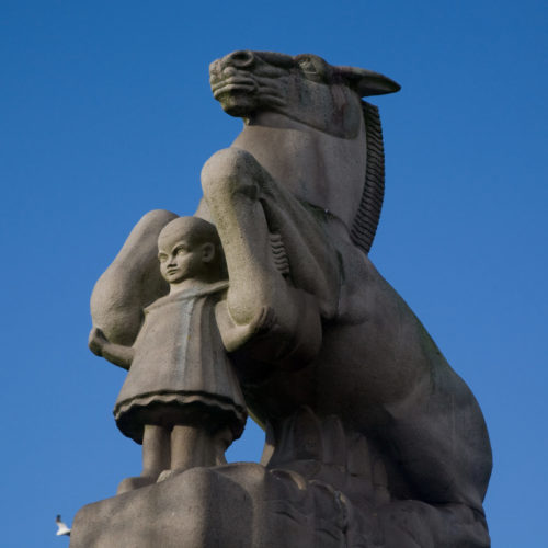 stichting art zuid Gevelbeelden tour Hildo Krop