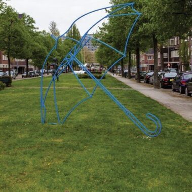 Michael Craig-Martin - Umbrella (blue)-ARTZUID-2013-archief