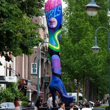 Judith Wiersema - The big leg, the big step, (2006 painted 2019)