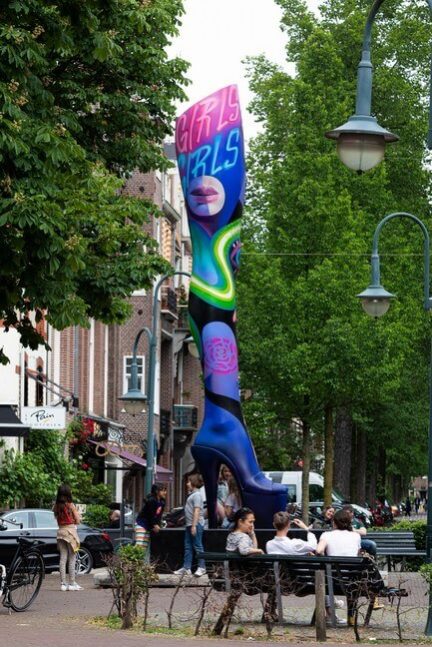 Judith Wiersema - The big leg, the big step, (2006 painted 2019)