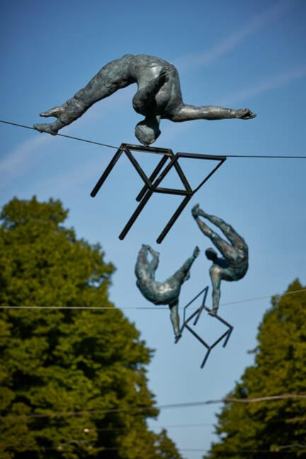 Jerzy Kedziora - Acrobat With a Chair, (2018)