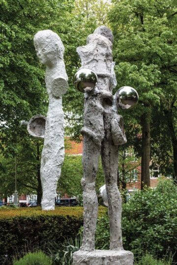 Johan Tahon - Pillar I, (2019) & Pillar II, (2010-2019)