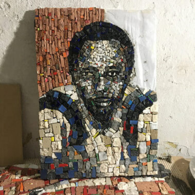 0. Ziyanda Majozi - 4 Mozaiek - Zoliswa Nkonyana, Nontsikelelo Tyatyeka, Chuku Ncobo, Phumeza Nkolonzi (2021) - photographer JW Kaldenbach - ARTZUID 2021