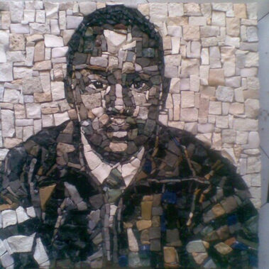 0. Ziyanda Majozi - 4 Mozaiek - Zoliswa Nkonyana, Nontsikelelo Tyatyeka, Chuku Ncobo, Phumeza Nkolonzi (2021) - photographer JW Kaldenbach - ARTZUID 2021