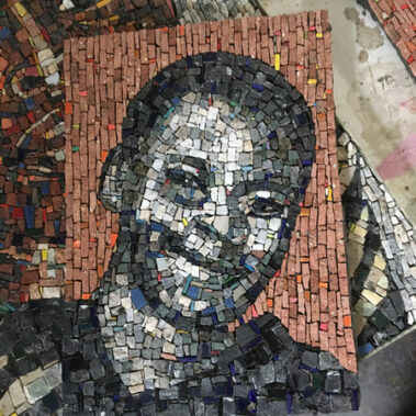 0. Ziyanda Majozi - 4 Mozaiek - Zoliswa Nkonyana, Nontsikelelo Tyatyeka, Chuku Ncobo, Phumeza Nkolonzi (2021) - photographer JW Kaldenbach - ARTZUID 2021