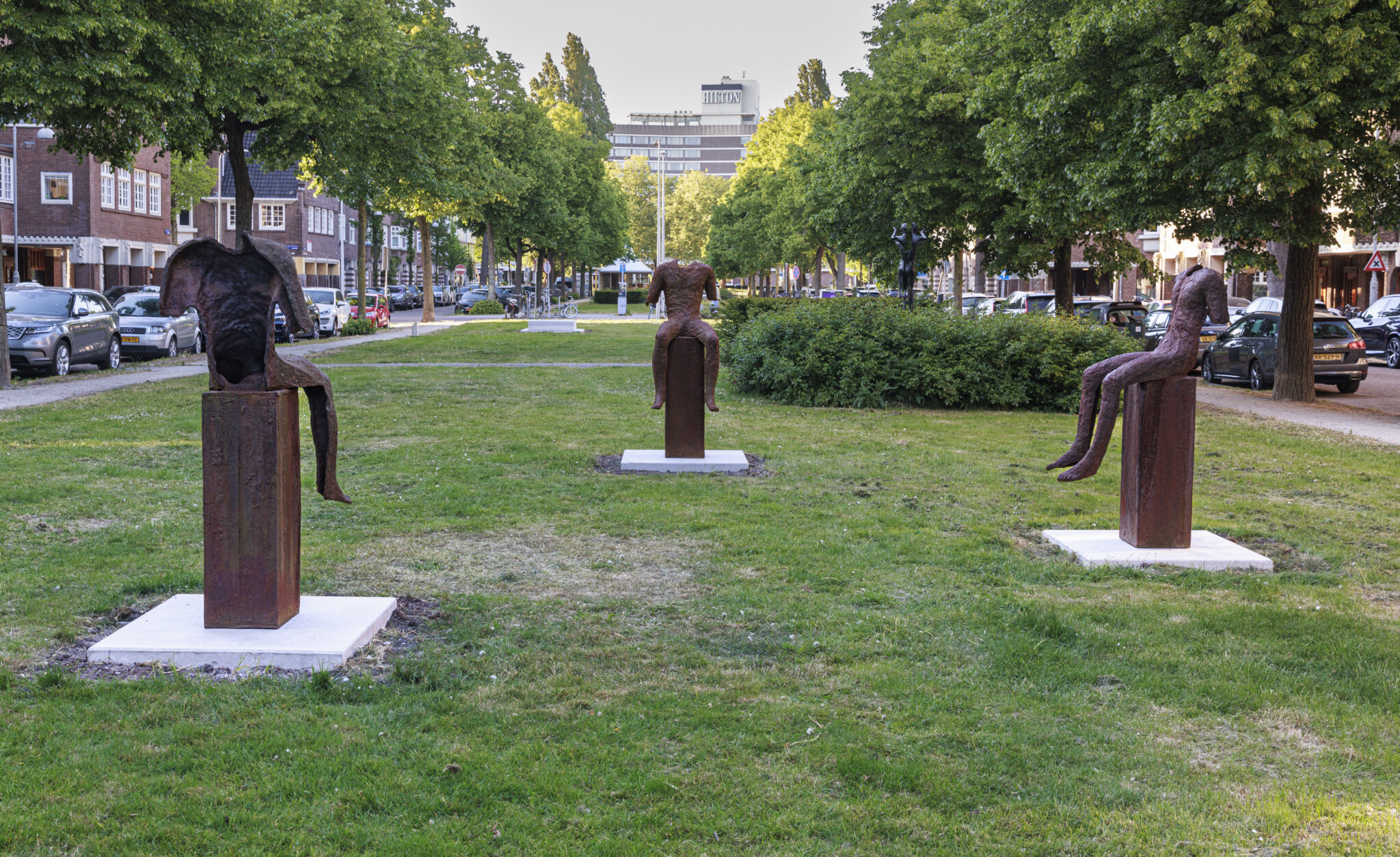 ARTZUID 2025 - Magdalena Abakanowicz - Sculpture of Sitting Boy